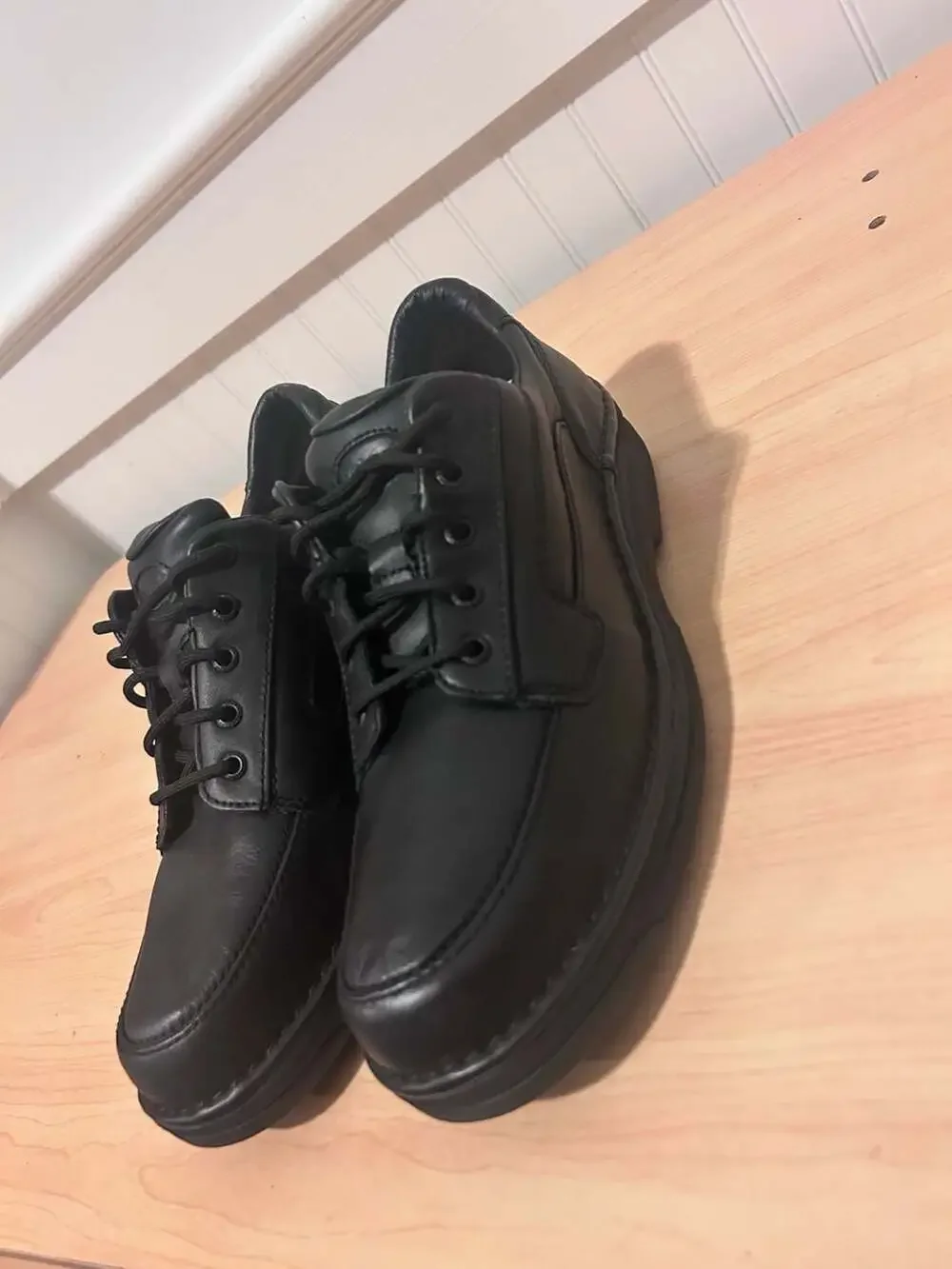 Rockport APM75011 DMX Black Leather Lace-Up Oxford Shoes